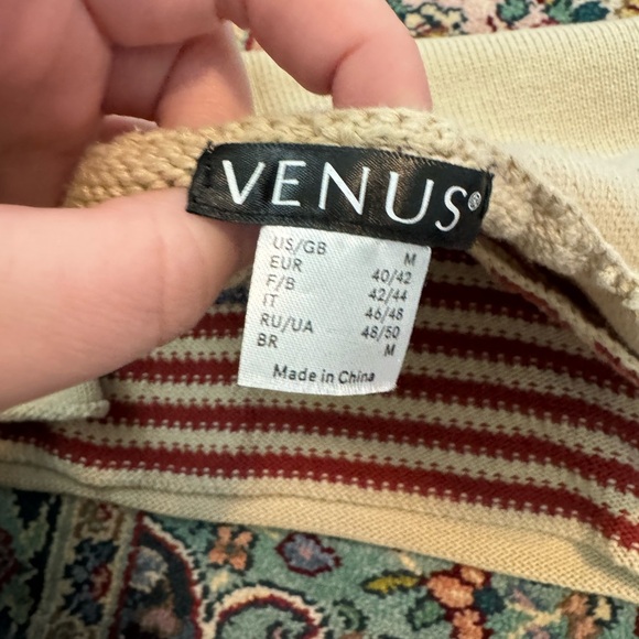 ⭐️3for10⭐️ Cotton Knit American Flag Americana Crewneck Pullover Women’s Medium - Picture 5 of 11